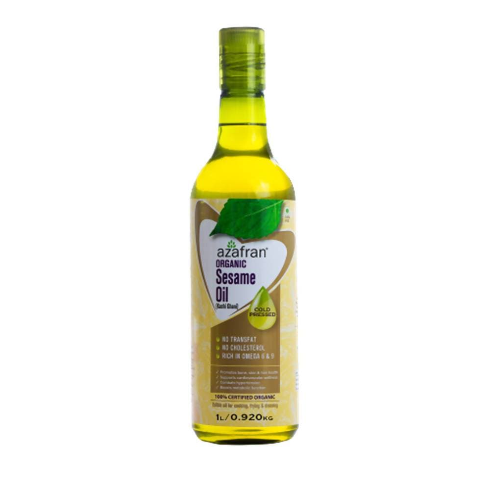 Azafran Organic Sesame Oil (Cold Pressed) | Grocsy