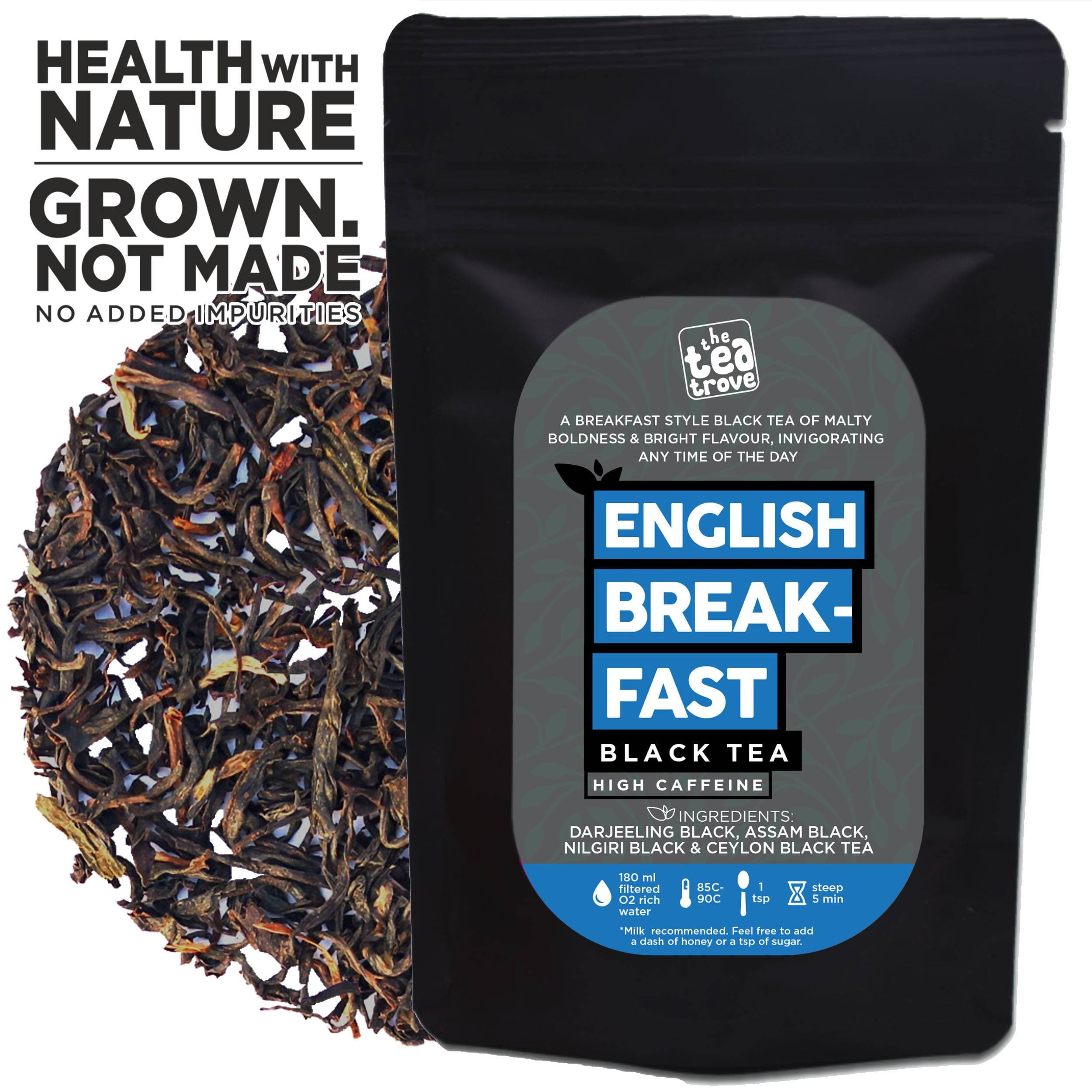 The Tea Trove - English Breakfast Black Tea | Grocsy