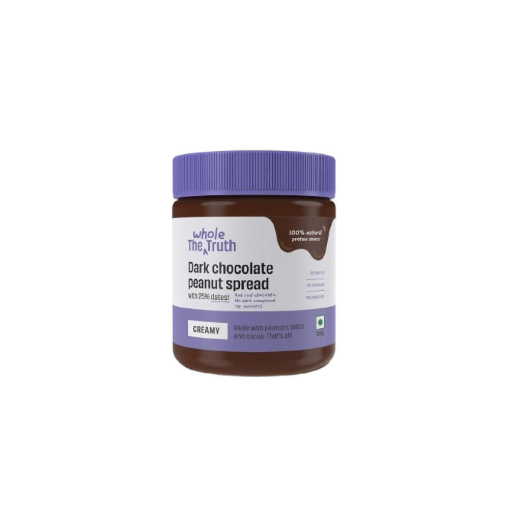 The Whole Truth - Dark Chocolate Peanut Spread - Creamy | Grocsy