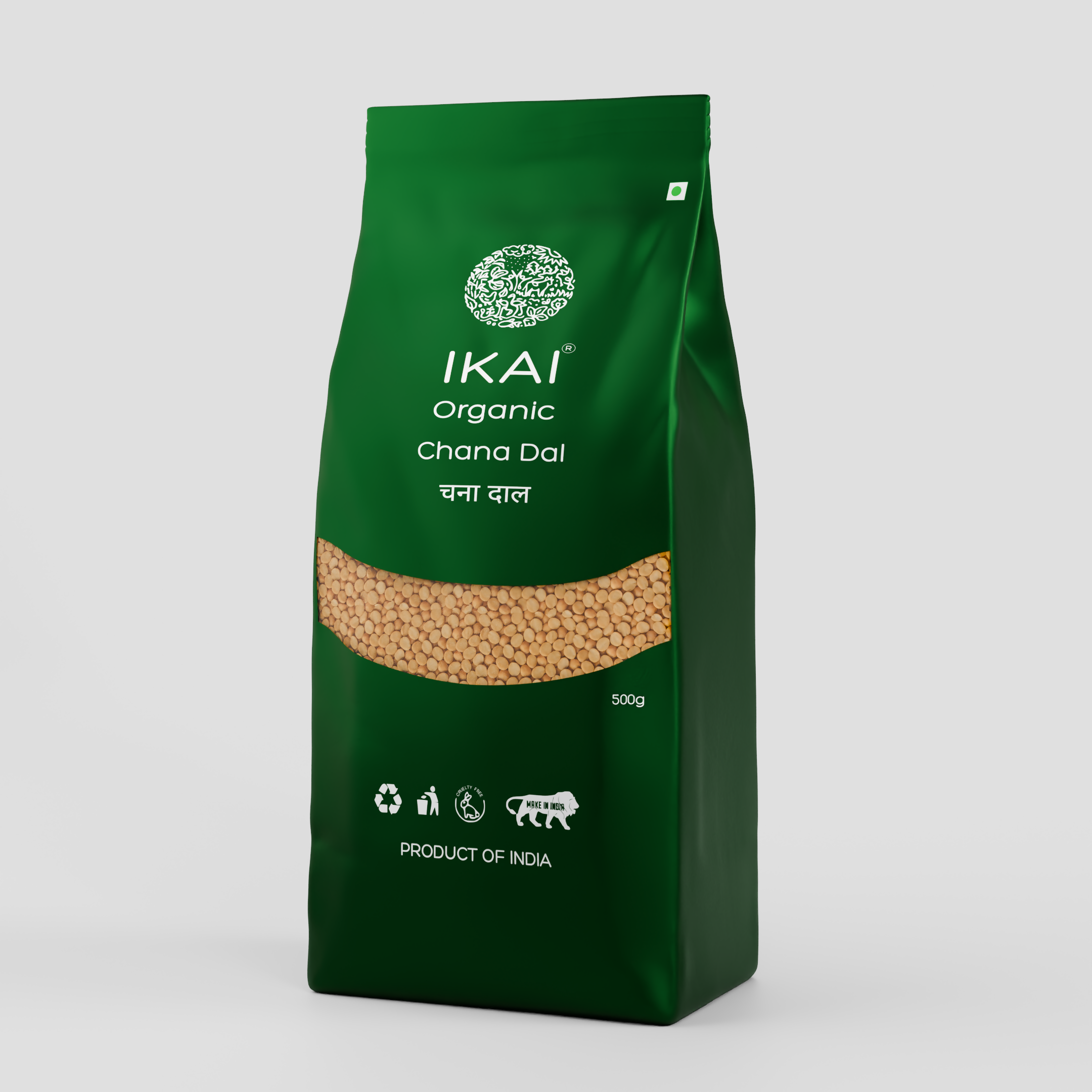 IKAI Organic Chana Dal | Grocsy