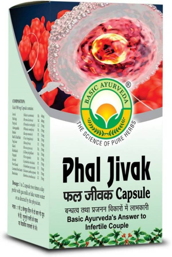 Basic Ayurveda Phal Jivak Capsule | Grocsy