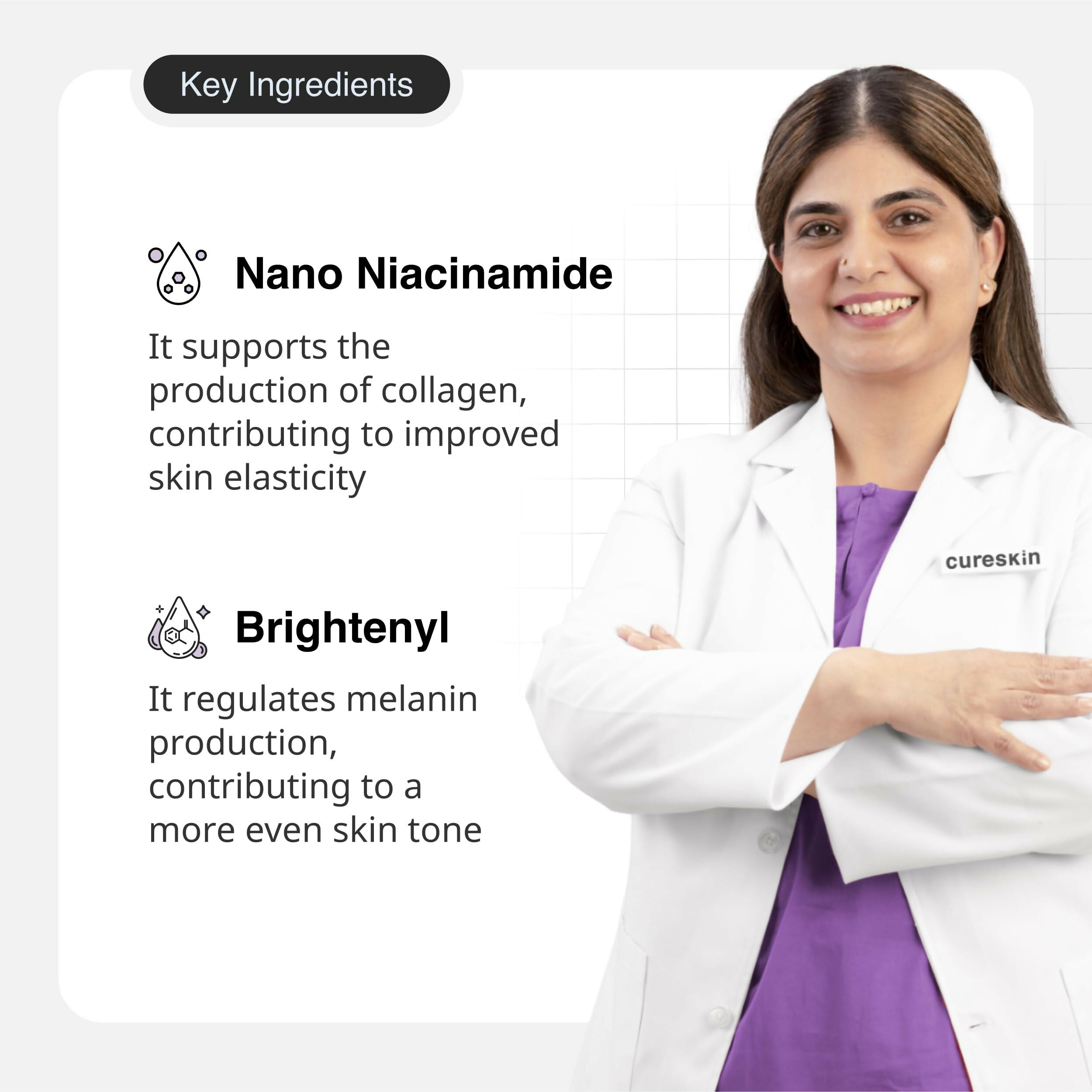 Cureskin Advance Renewal Niacinamide Face Serum | Grocsy