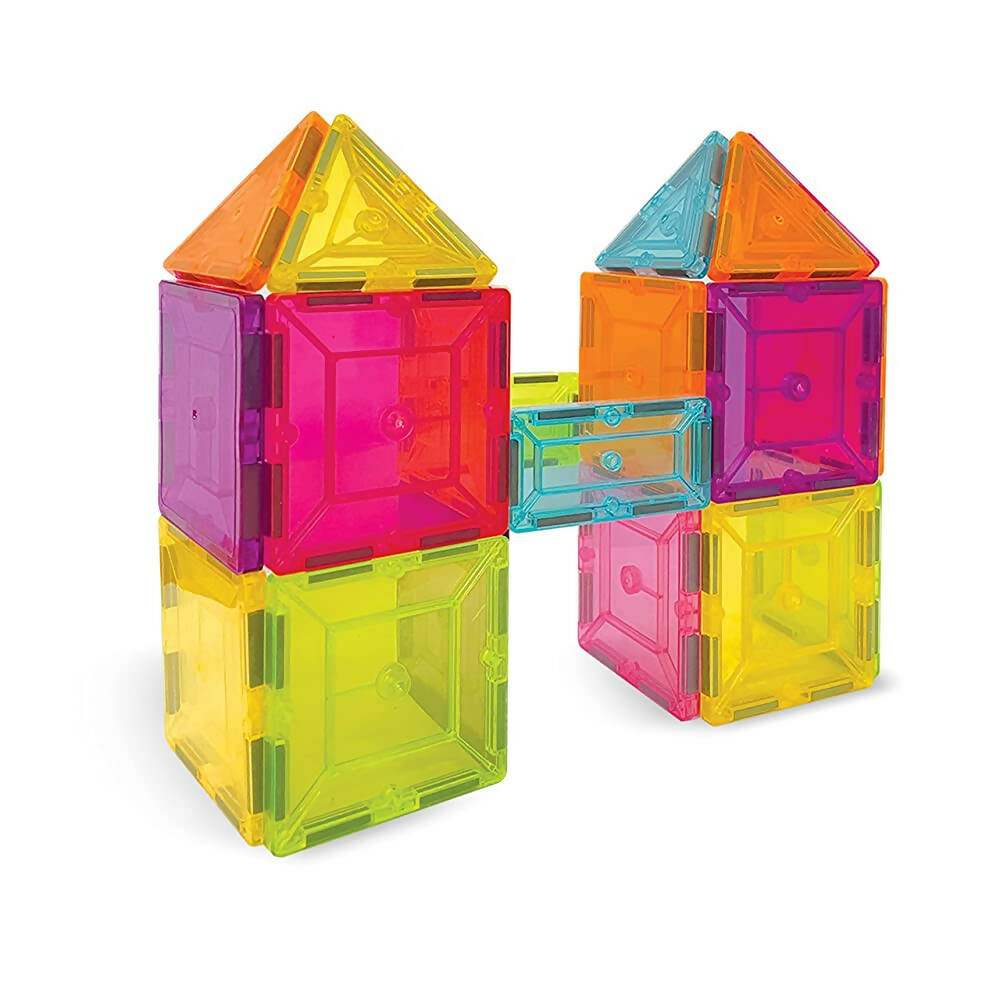 Kipa MagPlay 16 Magnetic Tiles and Blocks 16 pcs Starter Pack Building Educational Toys for Kids | Grocsy