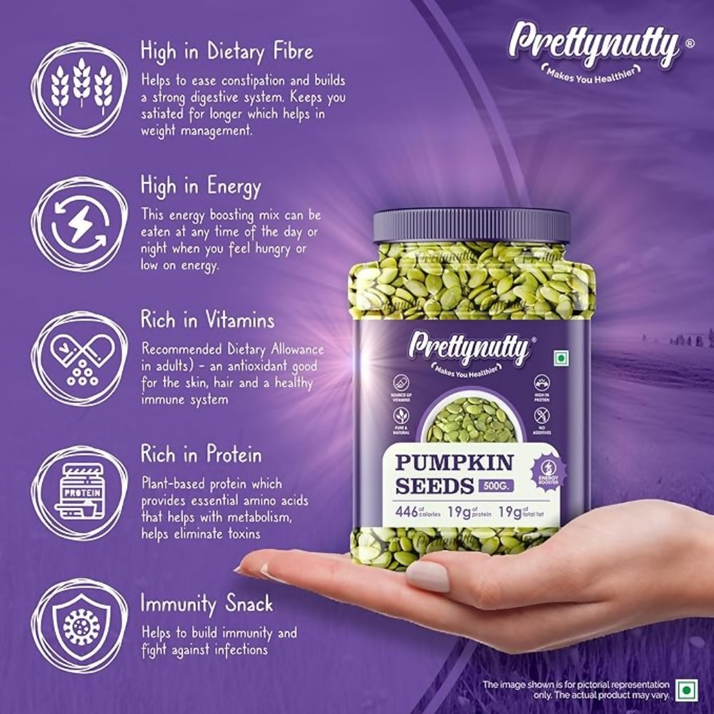 Pretty Nutty Raw Pumpkin Seeds | Grocsy