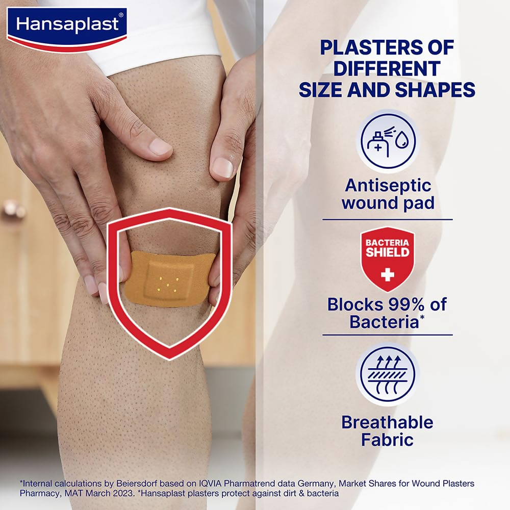 Hansaplast Antiseptic Plasters | Grocsy