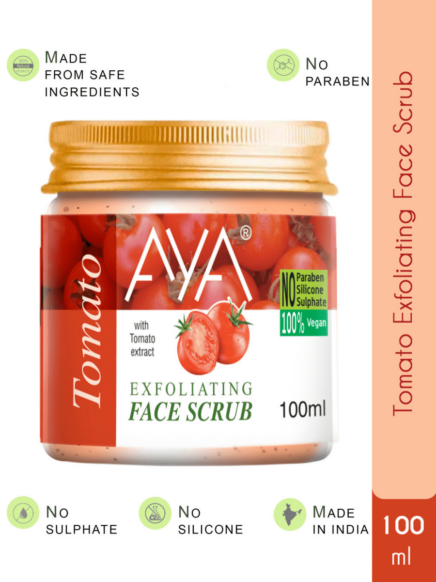 AYA Tomato Exfoliating Face Scrub | Grocsy