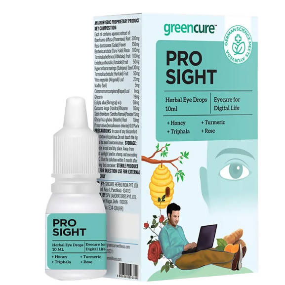 Greencure Prosight Herbal Eye Drops | Grocsy