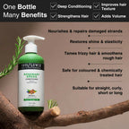 Soulflower Rosemary Argan Conditioner for Dry & Frizzy Hair, Damage Repair, Cocoa & Shea Butter | Grocsy