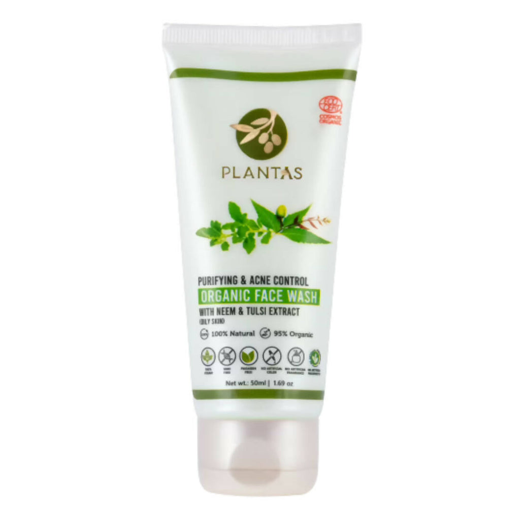 Plantas Purifying & Acne Control Organic Face Wash | Grocsy