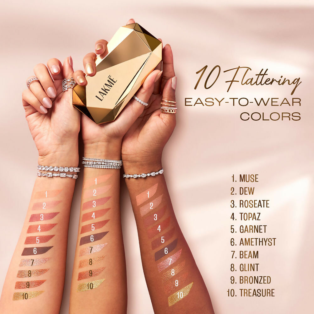 Lakme Be-jewel Multichrome Eyeshadow - Gilded Glow | Grocsy