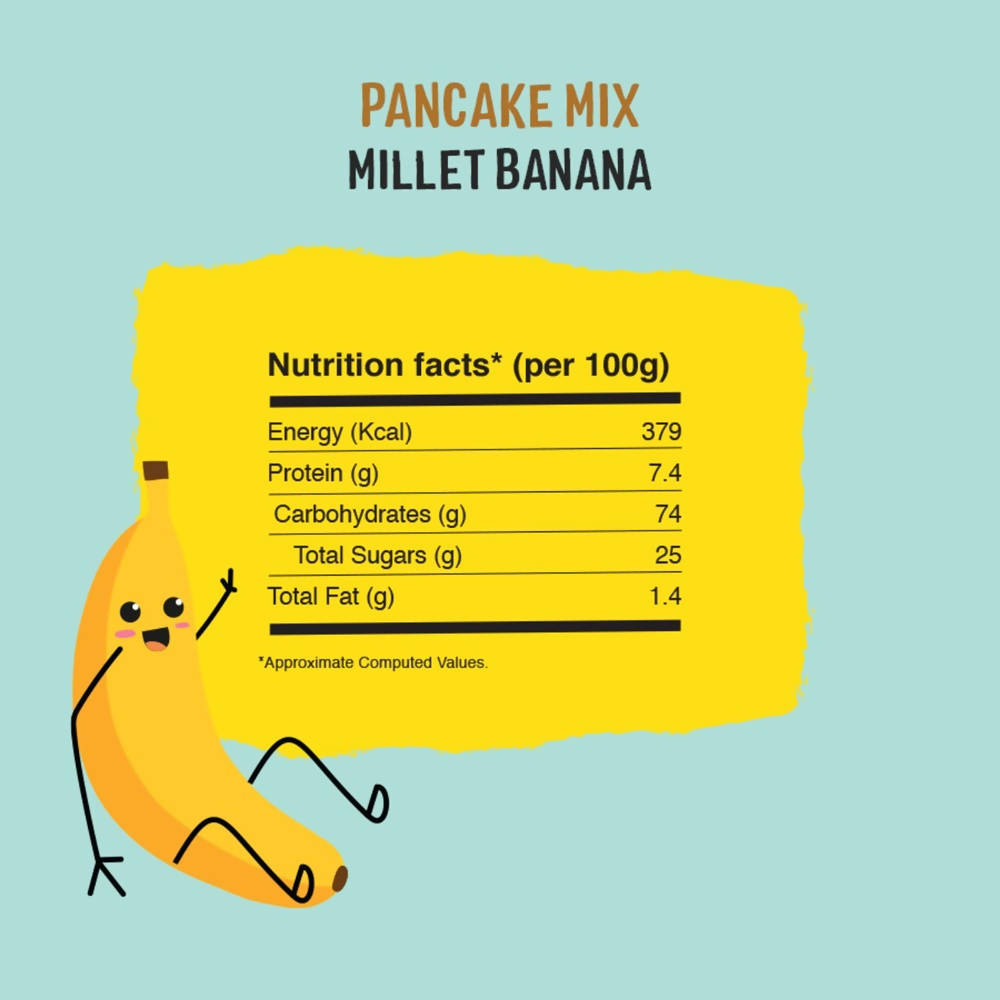 Timios Banana Millet Pancake with Vanilla | Grocsy