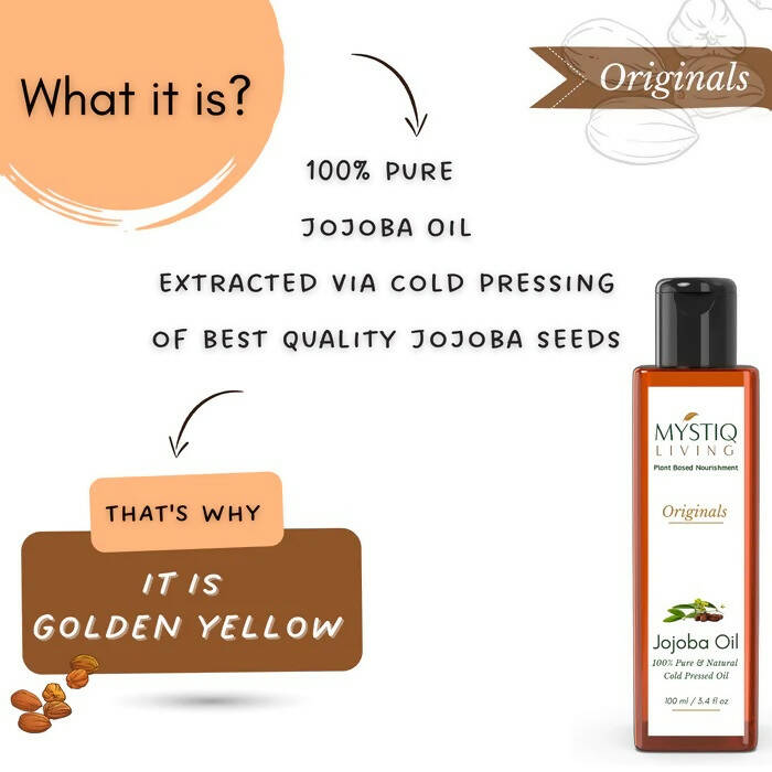 Mystiq Living Originals Jojoba Oil | Grocsy