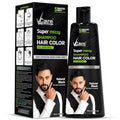 VCare Super Eazzy Hair Color Shampoo for Women and Men - Natural Black | Grocsy