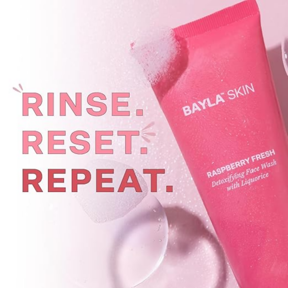 Bayla Skin Raspberry Face Wash | Grocsy