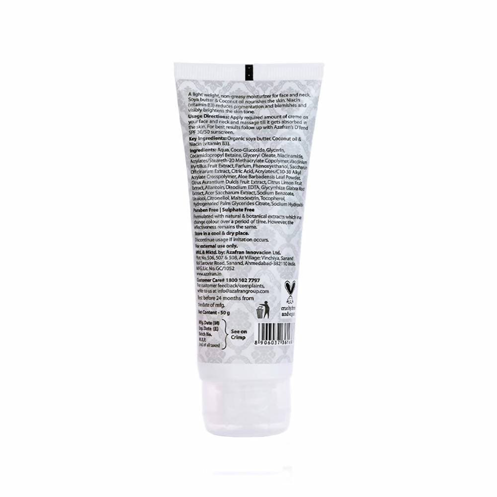 Azafran Organics Skin Brightening Face Cream | Grocsy