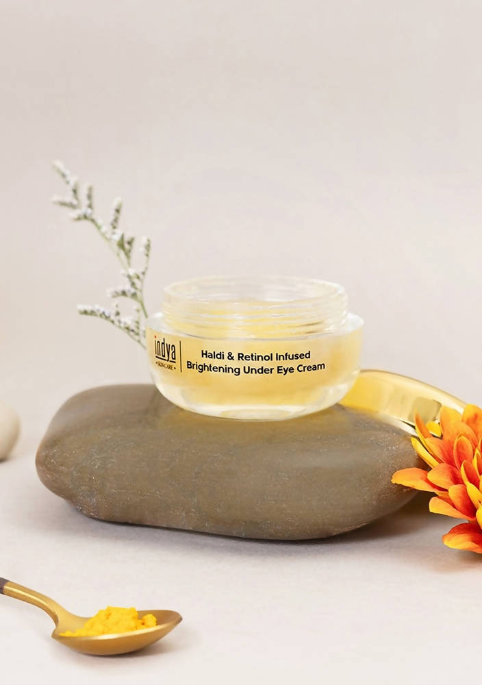 Indya Haldi & Retinol Infused Brightening Under Eye Cream | Grocsy