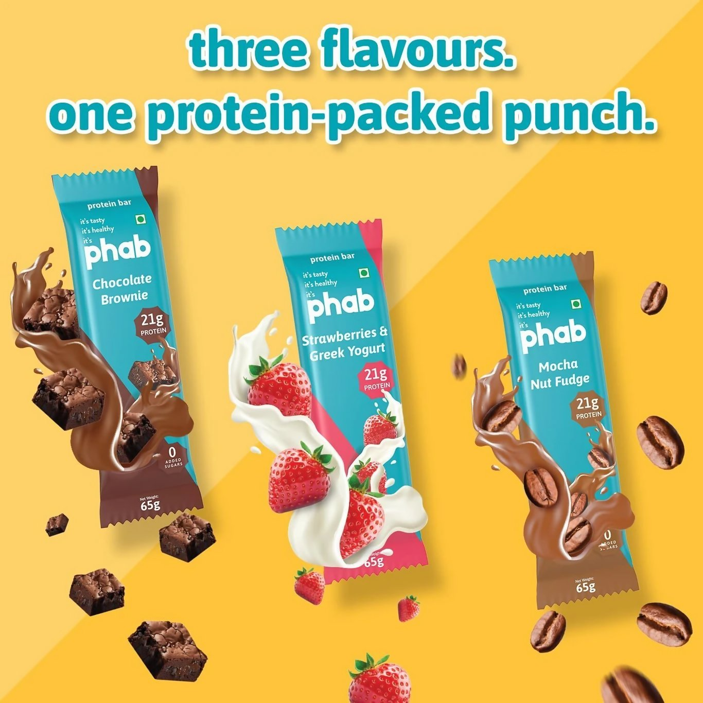 Phab Protein Bars With Protein Chocolate Brownie | Grocsy
