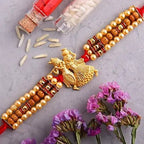 Krishna Designer Rakhi and Cashew Jar | Grocsy