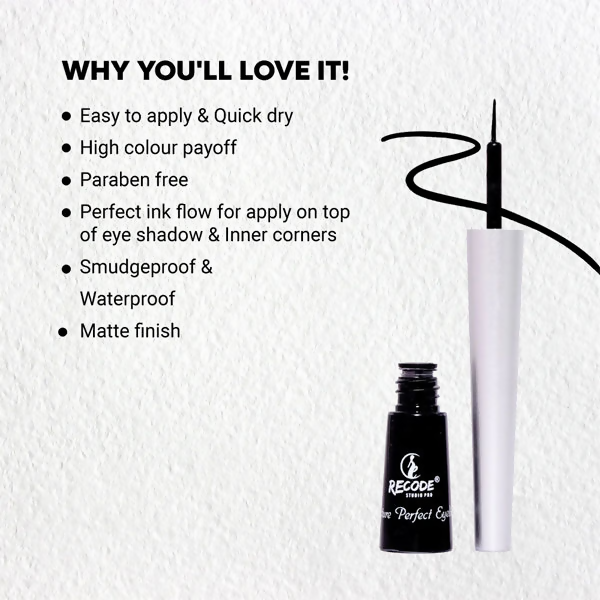 Recode Liquid Matte Eyeliner - Black | Grocsy