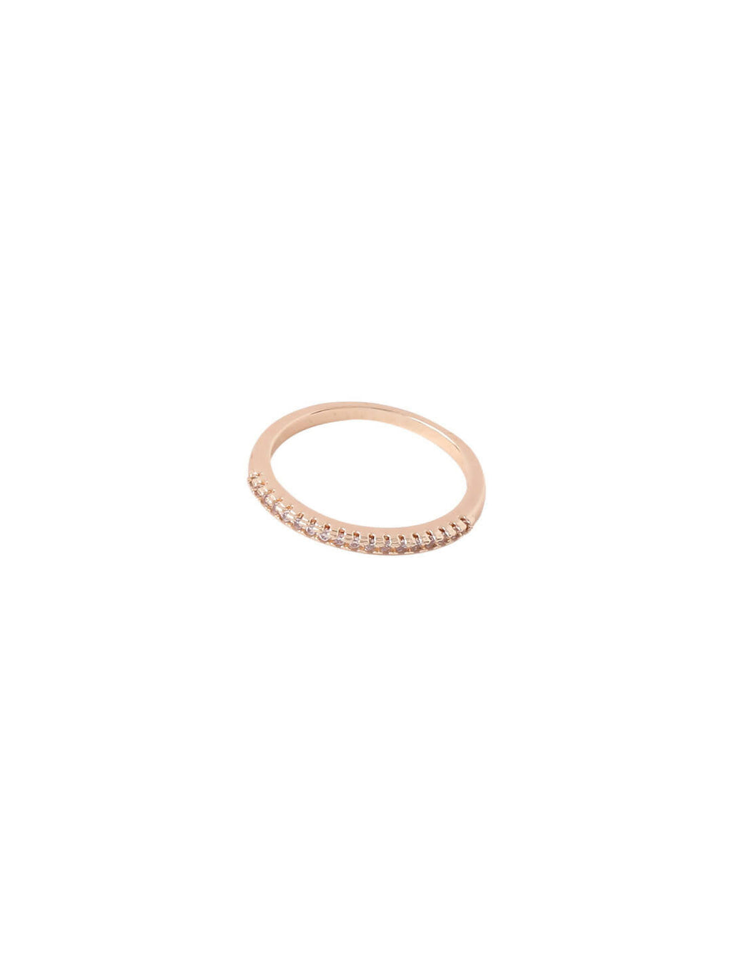 NVR Women's Gold-Polished Stylish Ring With Ad Stones | Grocsy