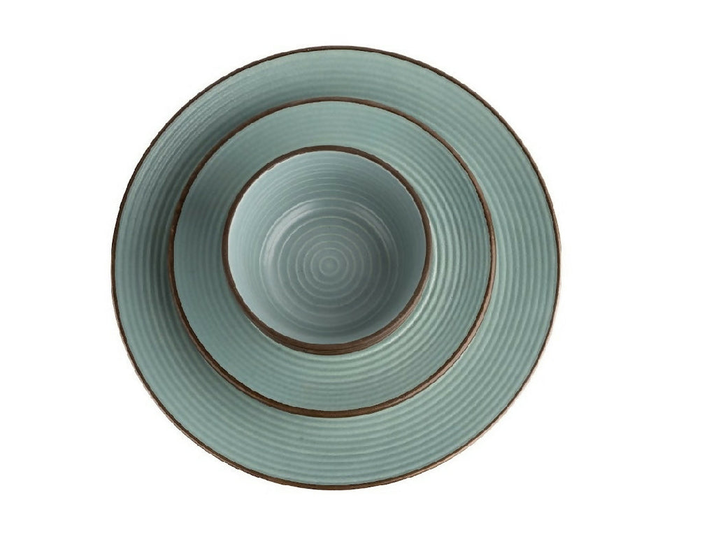 Simply Soho Aqua Grove Dinner Set of 6 | Grocsy