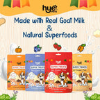 Hye Pets Super Treats For Super Pets – Freeze Dried Treats Made With Goat Milk, Blueberry & Banana | Grocsy