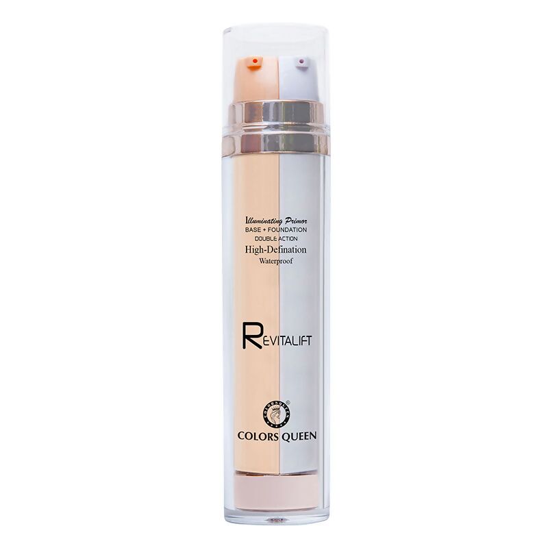 Colors Queen Revitalift Illuminating Primer Base + Foundation - 02 Fair | Grocsy