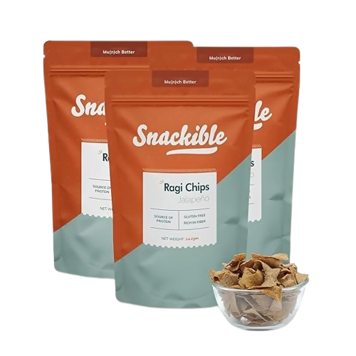 Snackible Jalapeno Ragi Chips | Grocsy