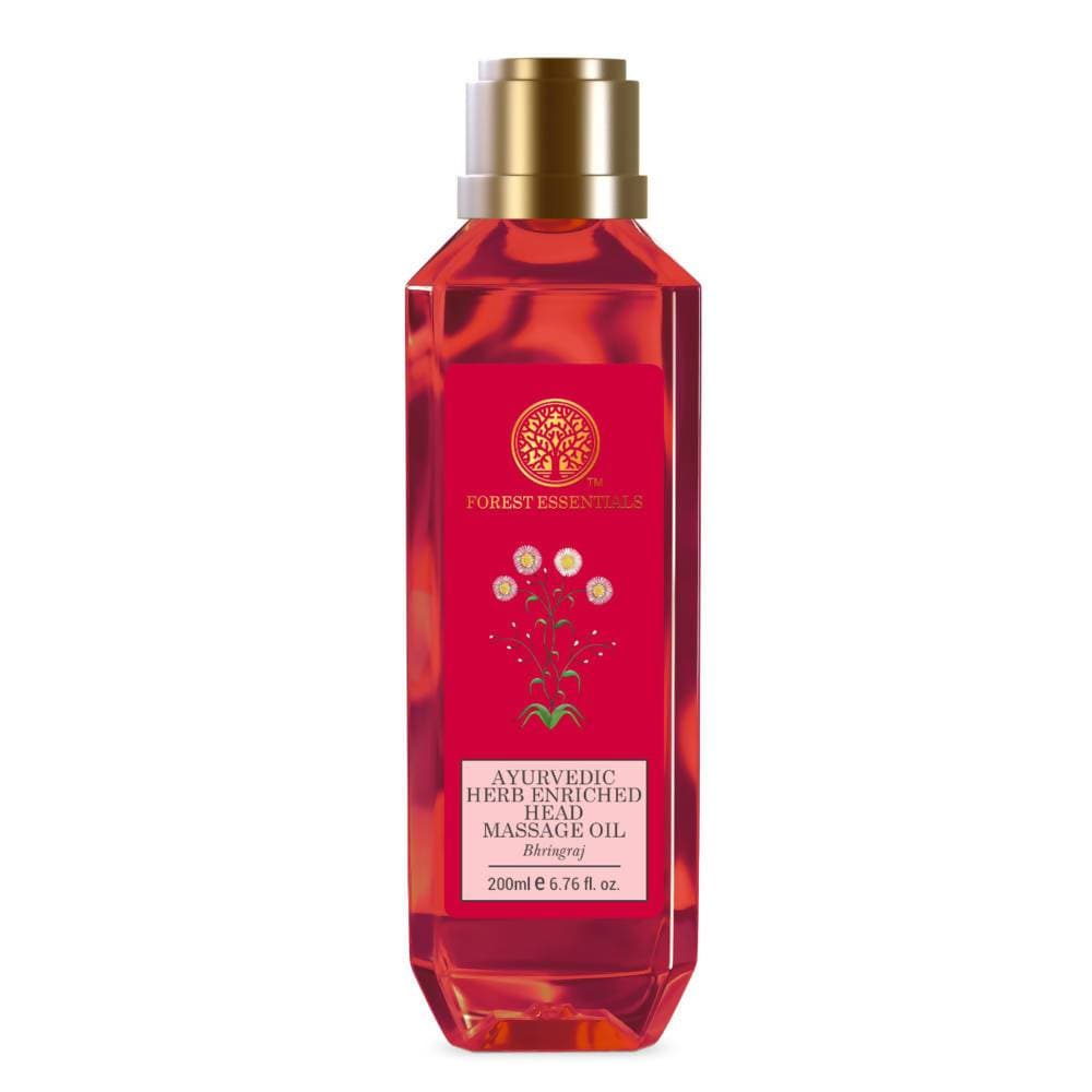 Forest Essentials Ayurvedic Herb Enriched Head Massage Oil Bhringraj | Grocsy