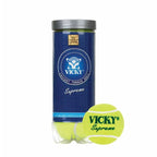 Vicky Supreme Yellow Tennis/Cricket Ball Heavy Multipurposeful Design & Durable Rubber Built | Grocsy