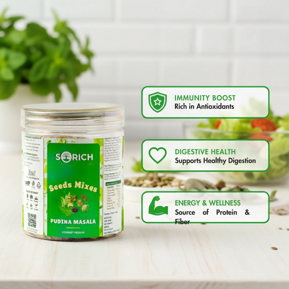 Sorich Organics Pudina Treat Seeds Mix | Grocsy