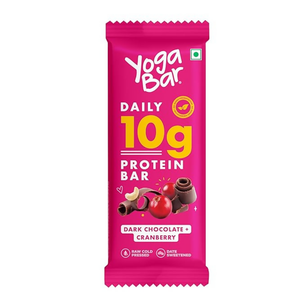 Yoga Bar Protein Bar - Dark Chocolate Cranberry | Grocsy