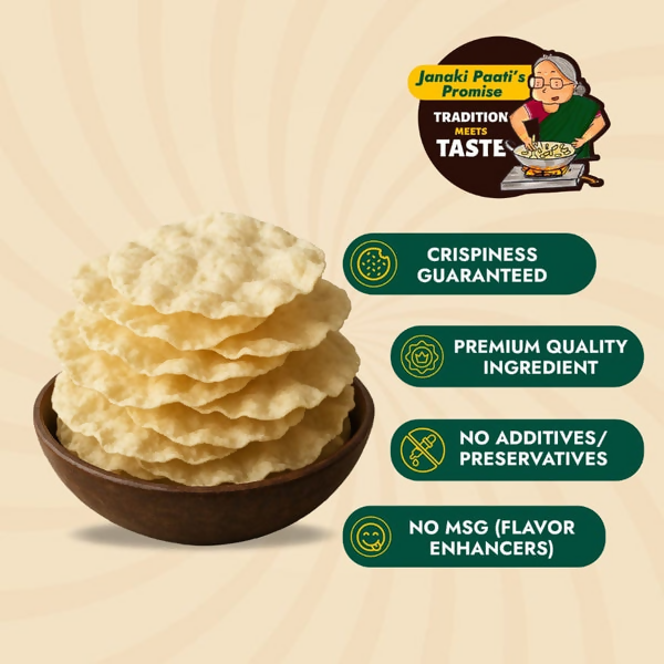 Sweet Karam Coffee Rice Appalam (Papad) | Grocsy
