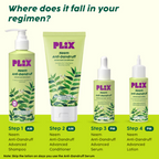 PLIX The Plant Fix Neem Anti-Dandruff Advanced Kit - Shampoo + Serum | Grocsy