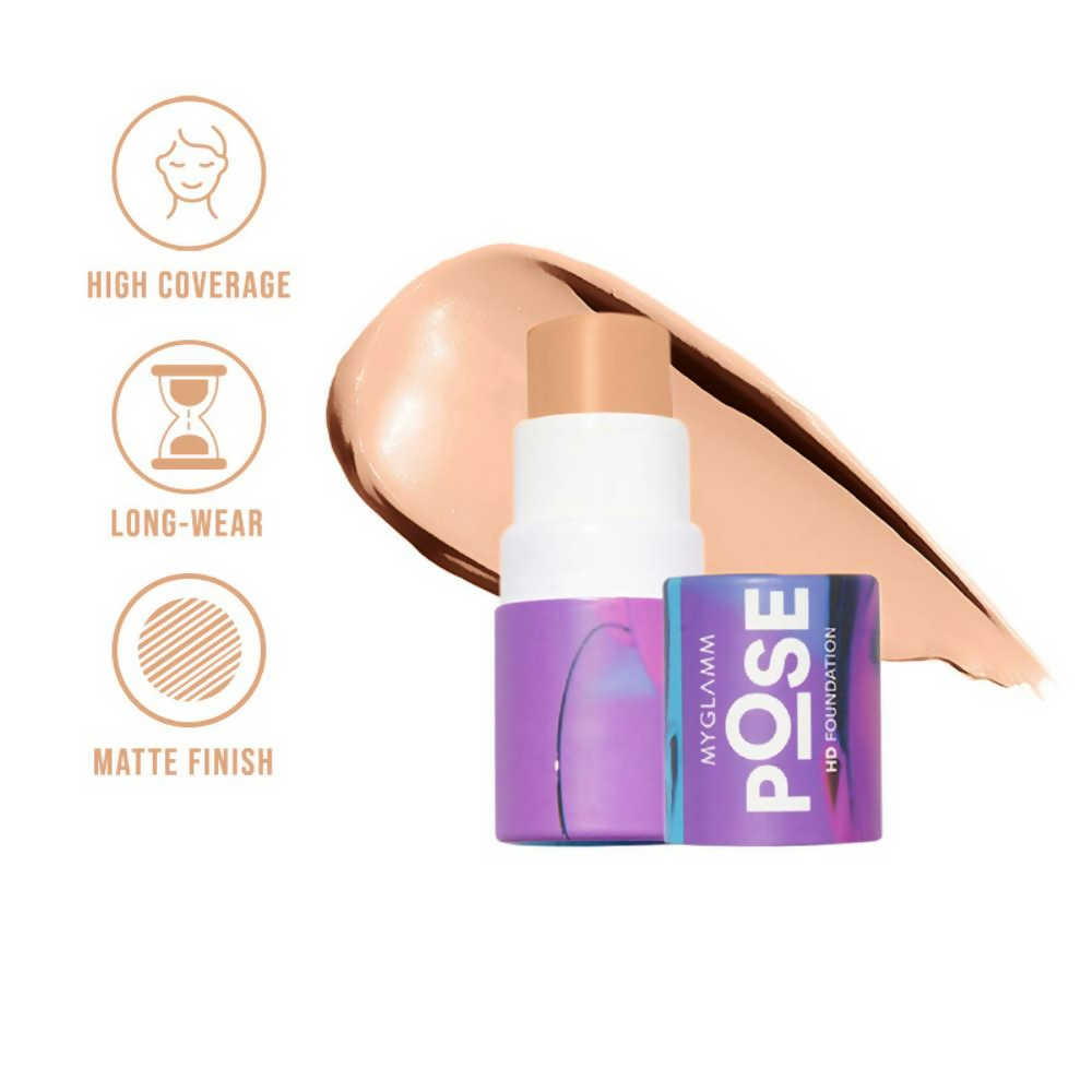 MyGlamm POSE HD Foundation Stick-Shell Bridge | Grocsy