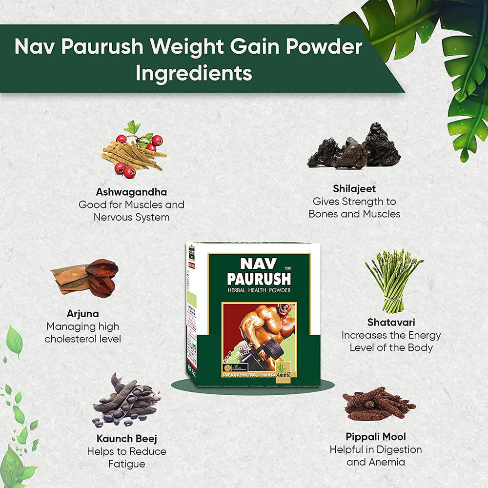 Ambic Nav Paurush Herbal Health Powder | Grocsy