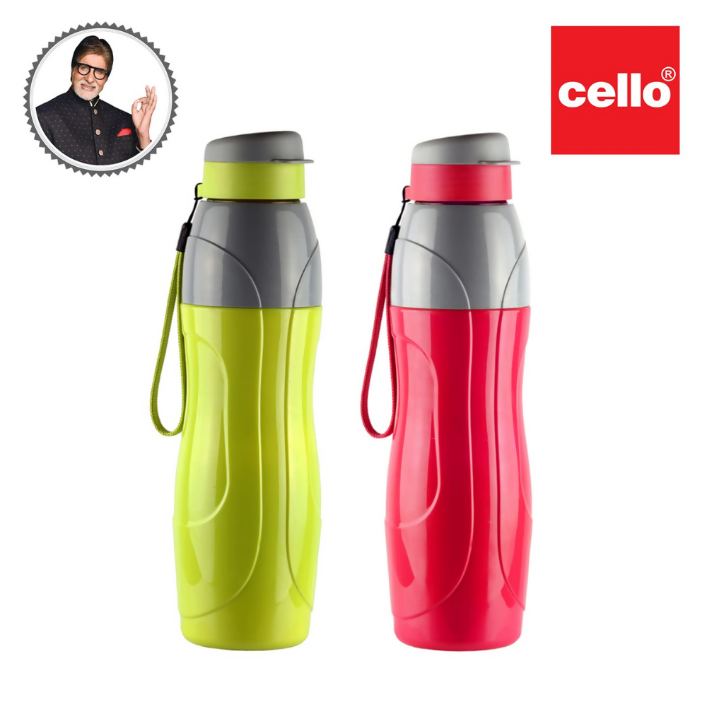 Cello Puro Sports 900 Plastic Water Bottle Set | Grocsy