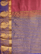 Kalamandir Woven Design Pink Pashmina Saree | Grocsy