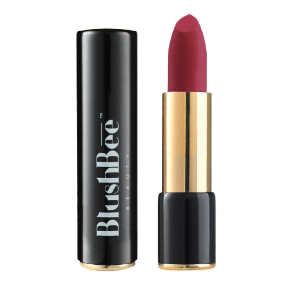 BlushBee Organic Beauty Lip Nourishing Vegan Lipstick - Deep Hue Maroon | Grocsy