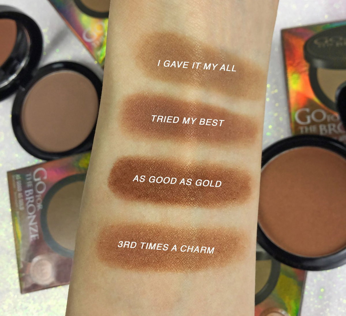 Rude Cosmetics Go For The Bronze Bronzer - 3rd Time's Charm | Grocsy