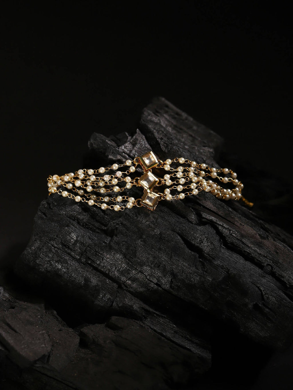 Women's White Bracelet - Ruby Raang | Grocsy