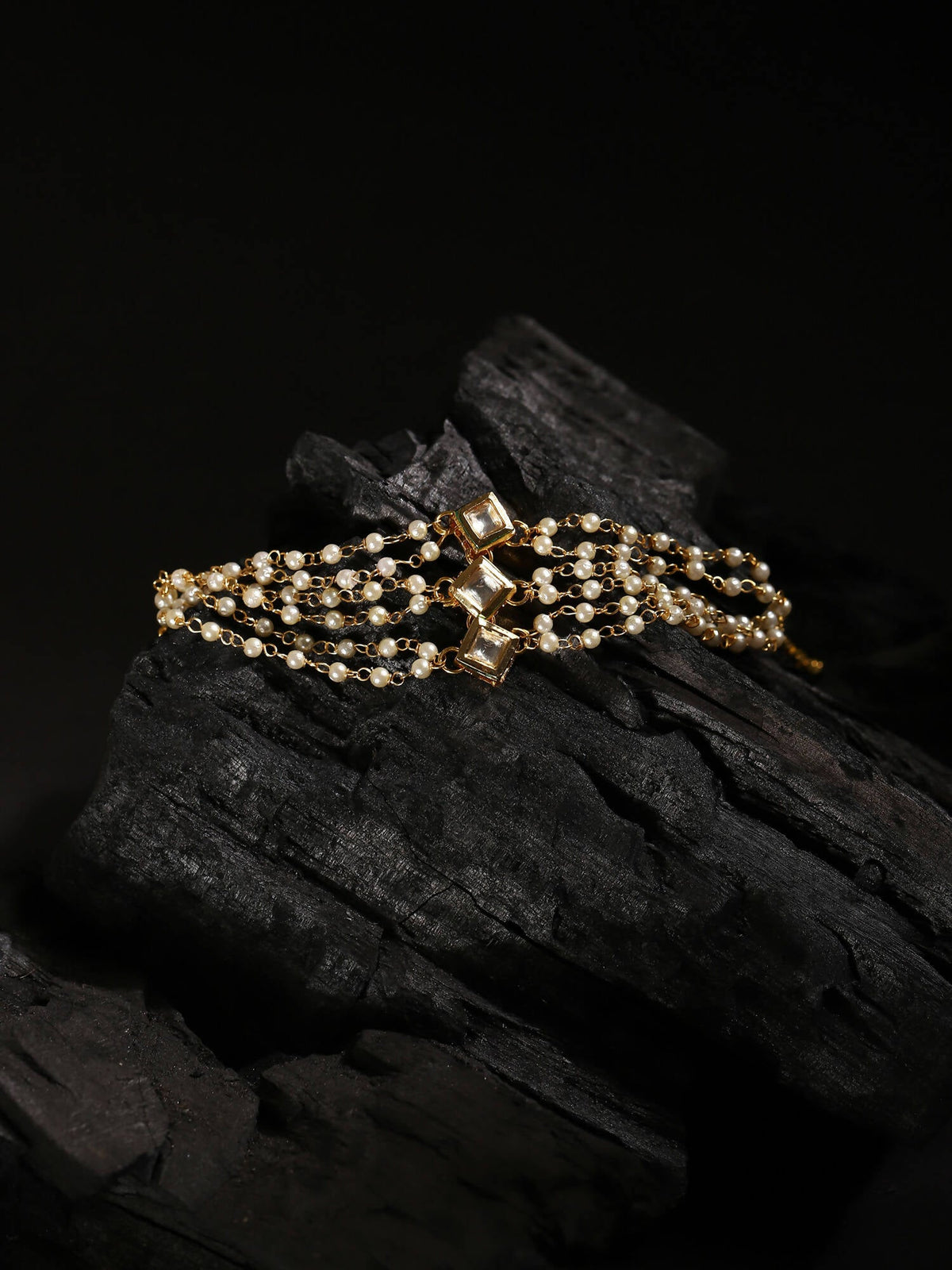 Women's White Bracelet - Ruby Raang | Grocsy