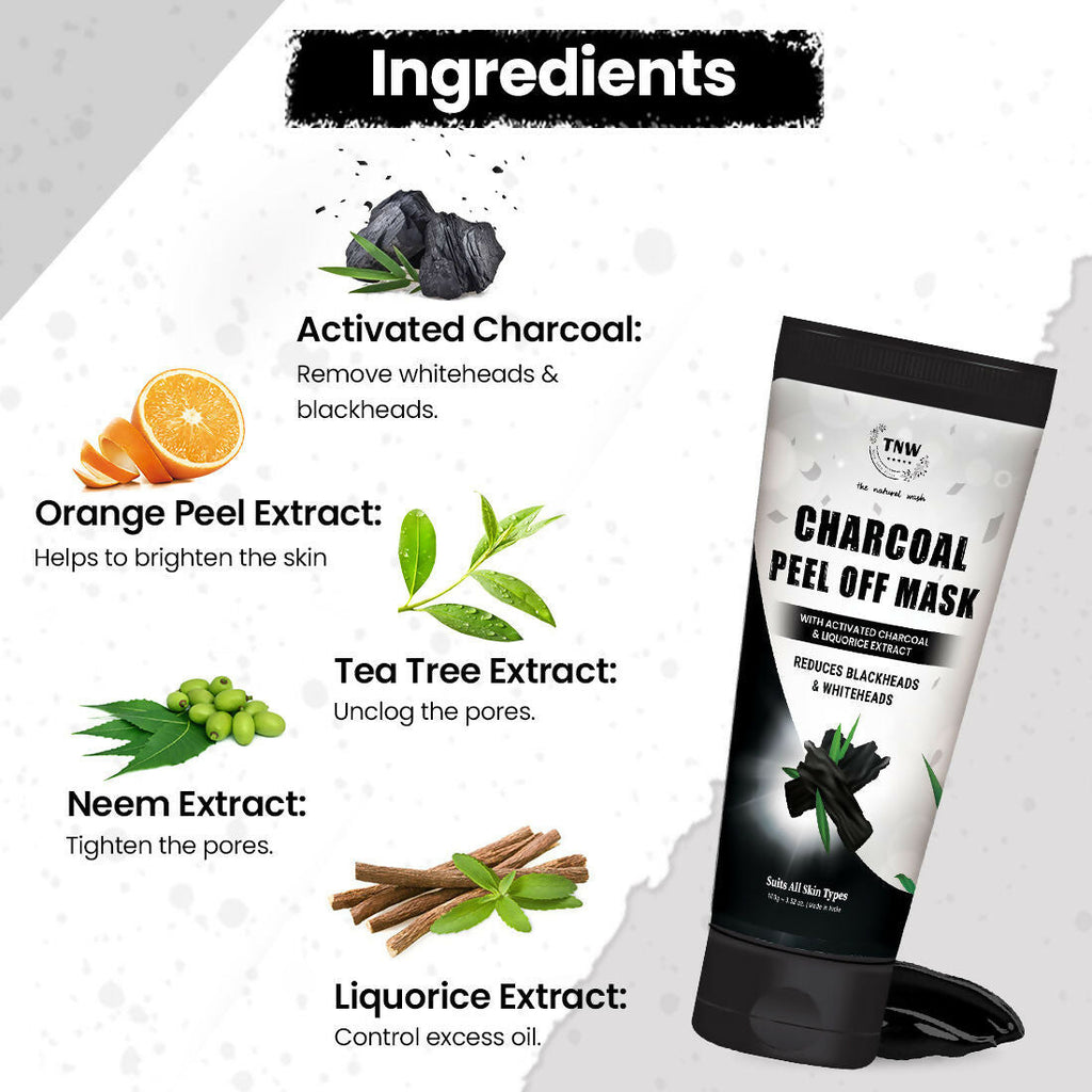 The Natural Wash Charcoal Peel Off Face Mask | Grocsy