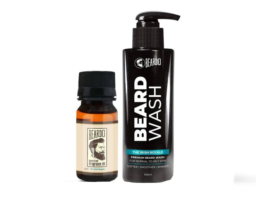 Beardo The Irish Royale Beard Oil & Beard Wash Combo | Grocsy