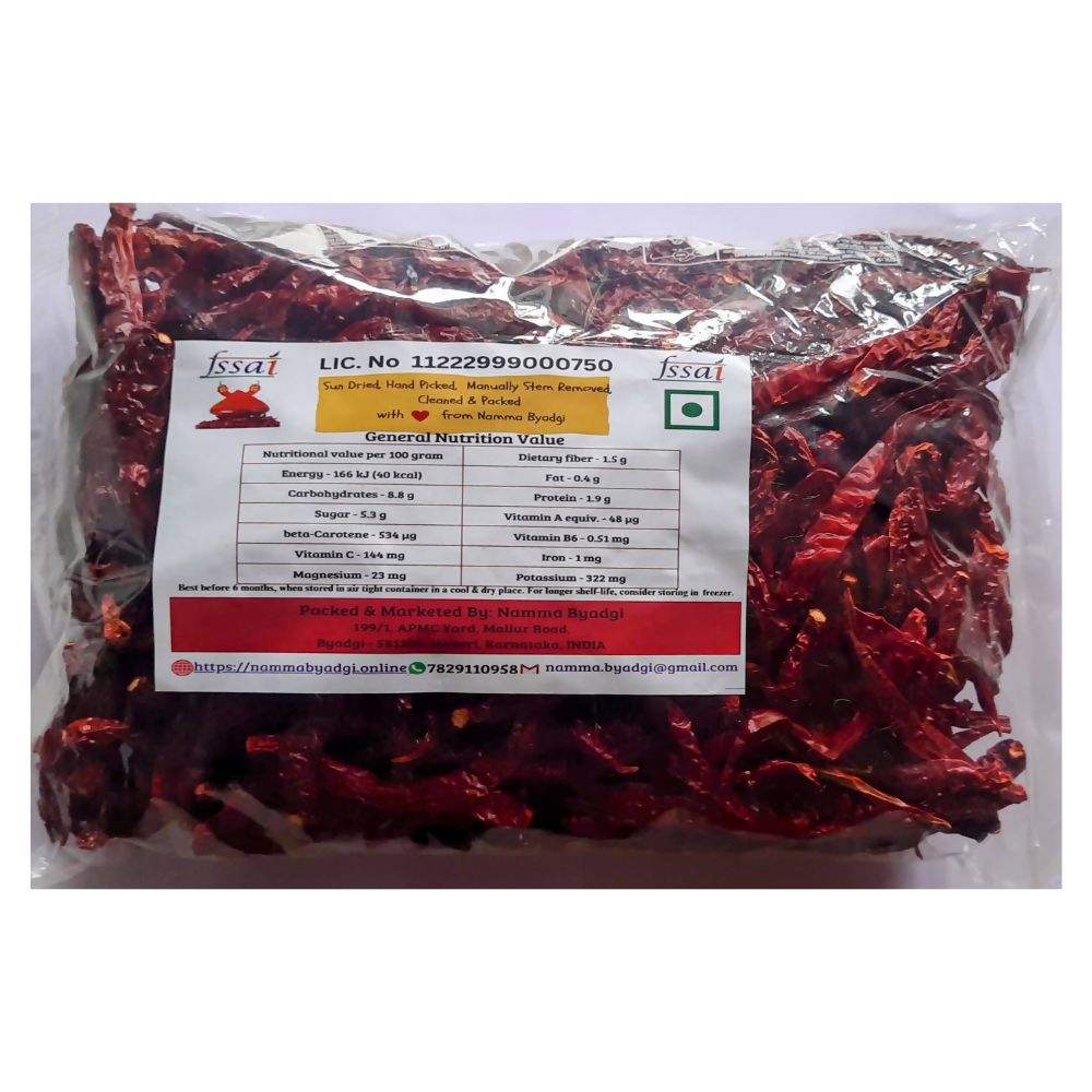 Namma Byadgi's Syngenta 5531 Stemless Dry Chilli | Grocsy