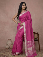 Shree Shyam Fashion Wine Cotton Saree | Grocsy