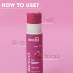 Clensta Beetroot Lip Balm With Hyaluronic Acid Spf 30 With Beetroot | Grocsy
