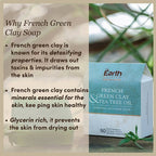 The Earth Reserve French Green Clay & Tea Tree Oil Soap | Grocsy