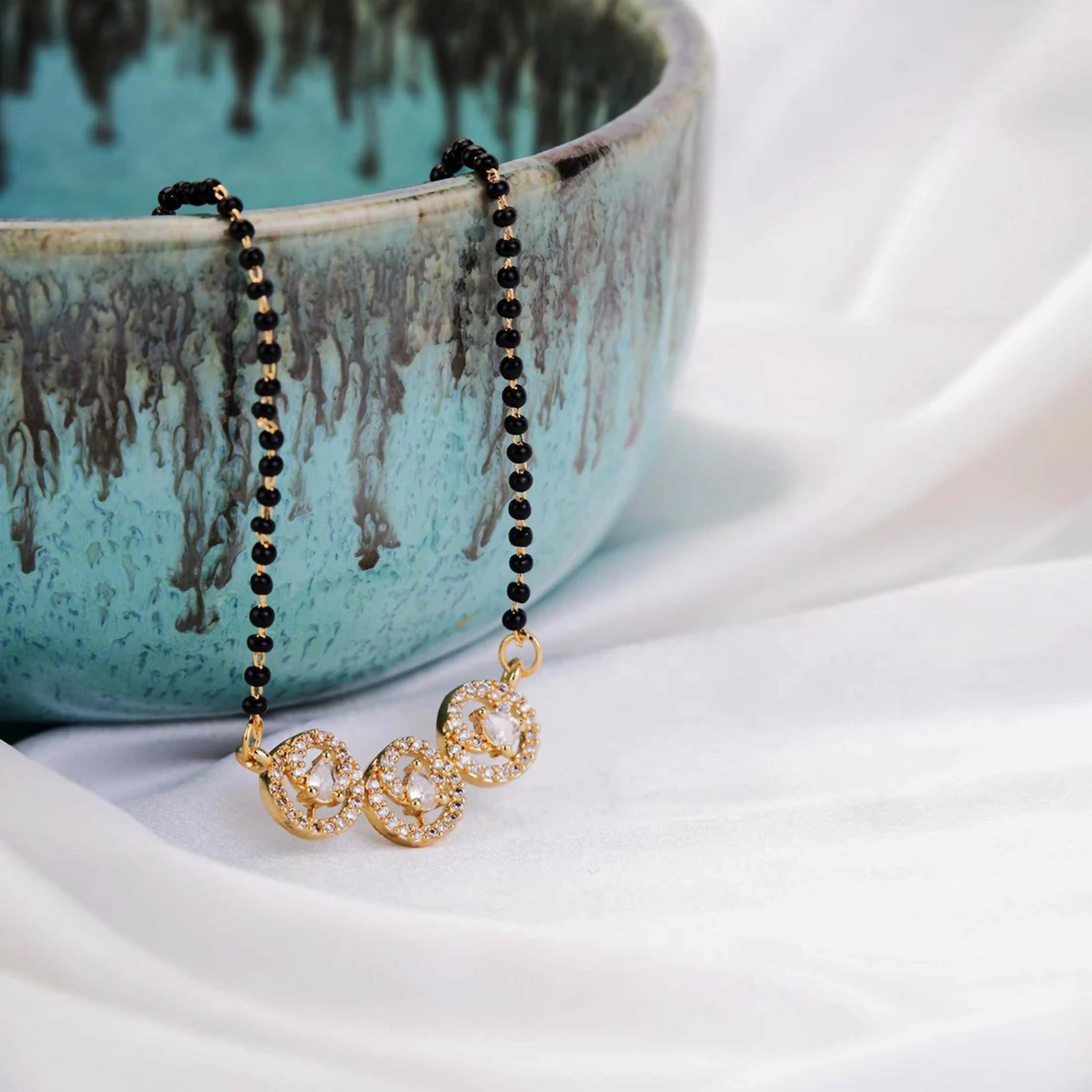 Joban Fashion Women Gold Ad Mangalsutra | Grocsy