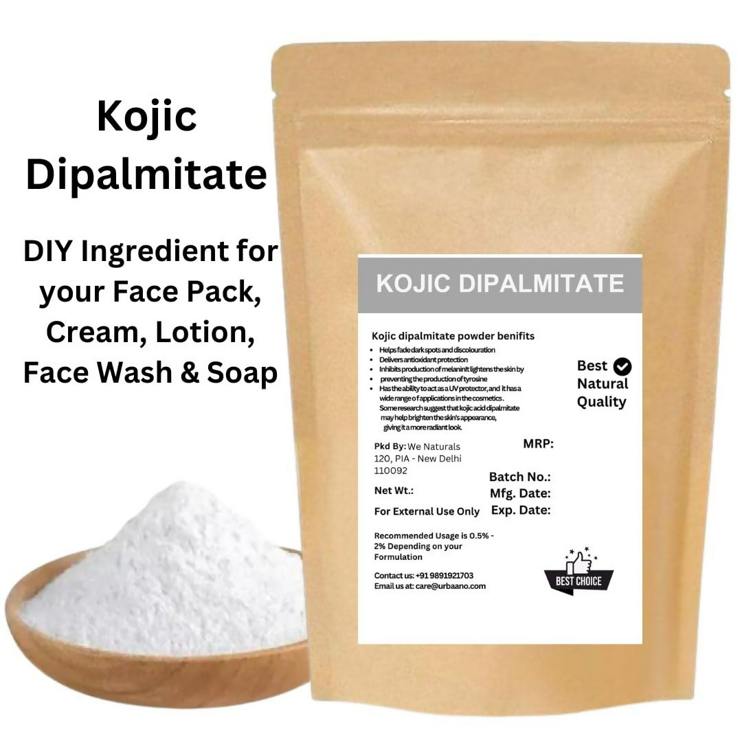Urbaano Herbal Pure Kojic Acid Dipalmitate Powder for Skin Serum, Cream | Grocsy